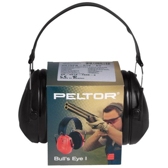 Peltor paraorecchi protettivo Bull's Eye I in nero