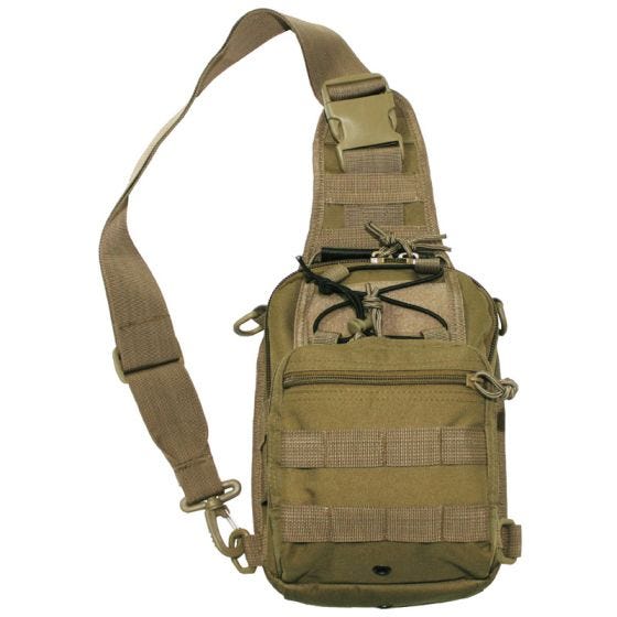 MFH borsa monospalla MOLLE in Coyote