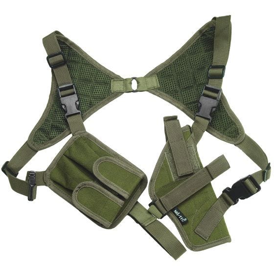 Mil-Tec fondina ascellare in Cordura in verde oliva