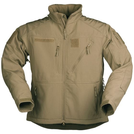 Mil-Tec giacca Softshell SCU 14 in Dark Coyote