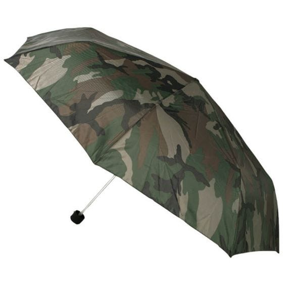 Mil-Tec ombrello pieghevole mini in Woodland