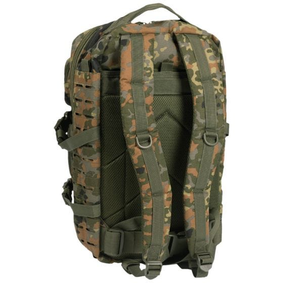 Mil-Tec zaino da assalto US tagliato al laser in Flecktarn large