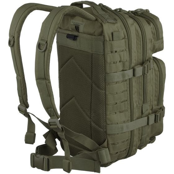 Mil-Tec zaino da assalto US tagliato al laser in verde oliva small