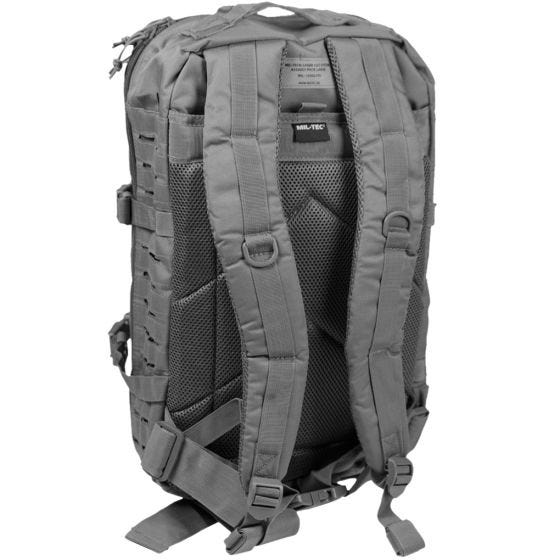 Mil-Tec zaino da assalto US tagliato al laser in Urban Grey large