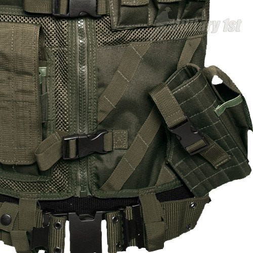 Mil-Tec gilet tattico USMC in verde oliva