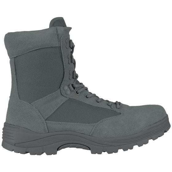 Mil-Tec stivali tattici con zip laterale in Urban Grey