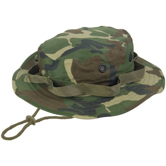 Mil-Tec cappello jungle hat in Woodland