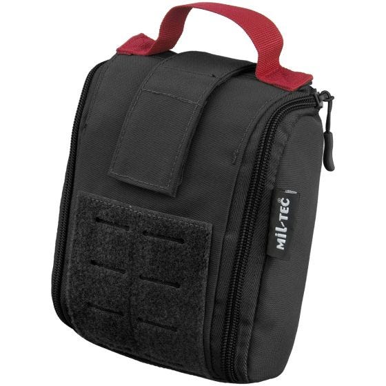 Mil-Tec astuccio Individual per kit primo soccorso tagliato a laser in nero