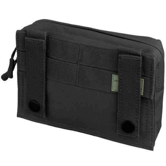 Mil-Tec astuccio da cintura tagliato a laser small in nero