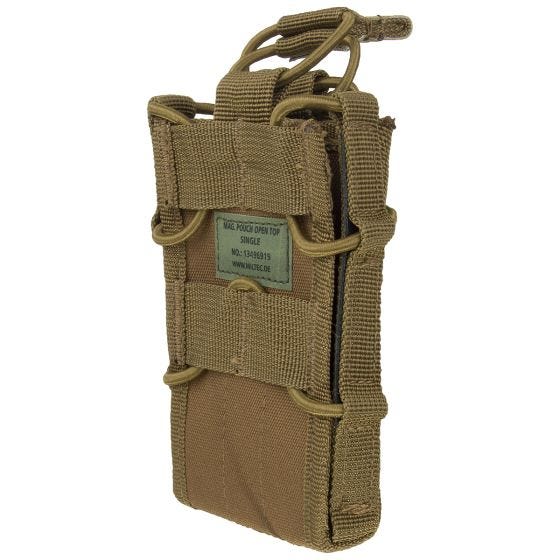 Mil-Tec astuccio per caricatore singolo aperto in Dark Coyote