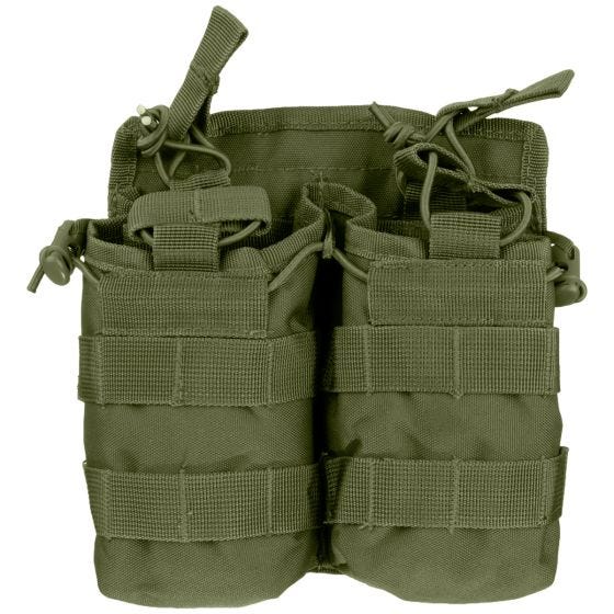 Mil-Tec astuccio per caricatore doppio aperto in verde oliva
