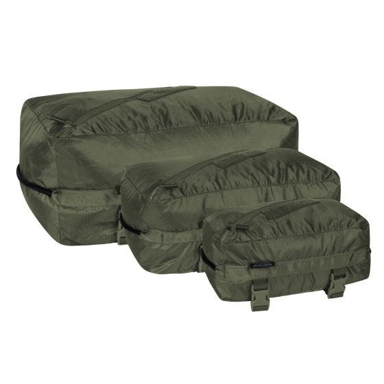Helikon set organiser per bagaglio ripstop Packcell in verde oliva