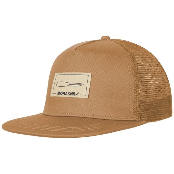 Morakniv cappellino con logo in marrone