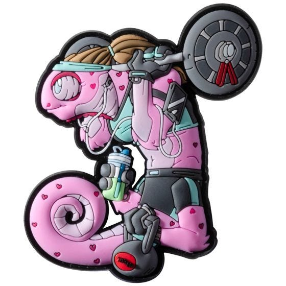 Patchlab Toppa Chameleon Fit Girl - rosa