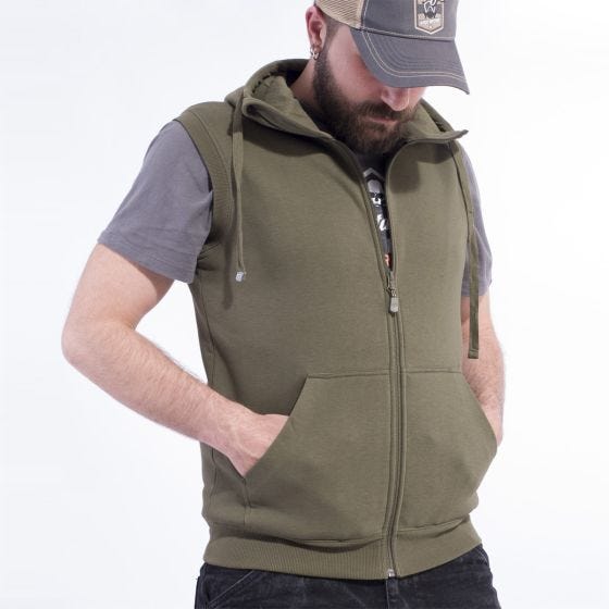 Pentagon smanicato in felpa Thepsis in Wolf Grey