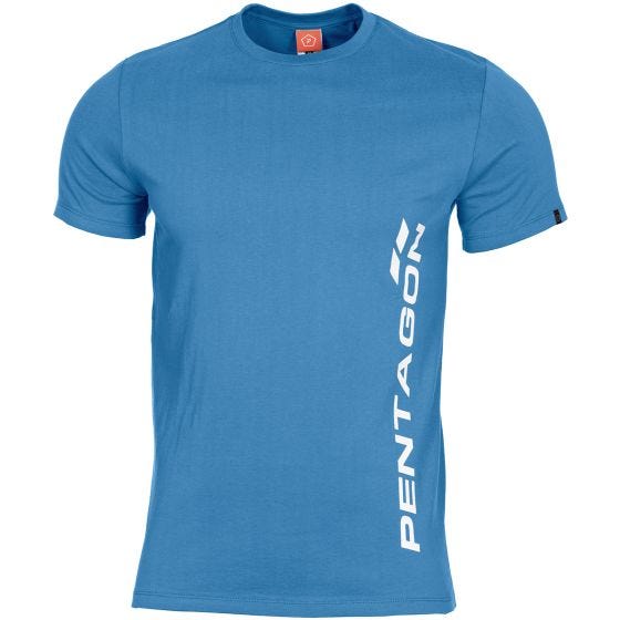 Pentagon T-shirt Ageron Pentagon Vertical in Pacific Blue
