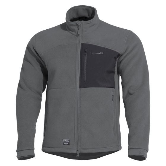 Pentagon felpa in pile Athos in Wolf Grey