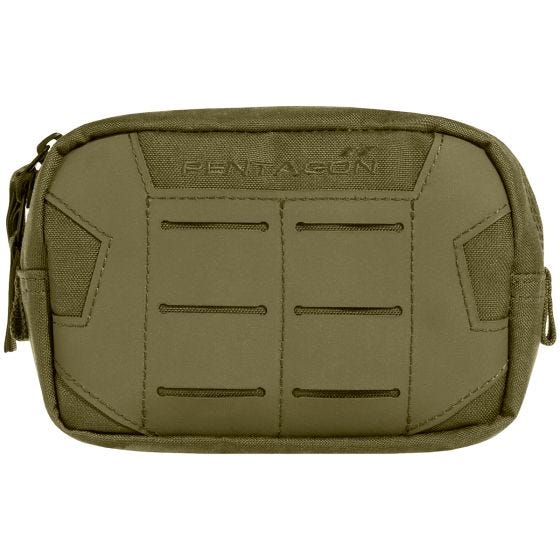 Pentagon astuccio Elpis 15x10 in verde oliva