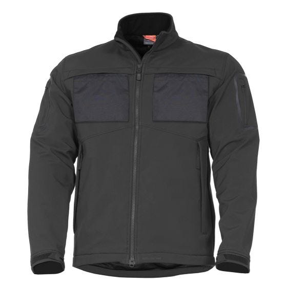 Pentagon giacca da operazione sotto copertura Kryvo in softshell nero