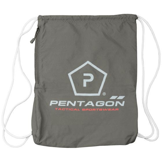 Pentagon sacca sportiva Moho con logo in Cinder Grey
