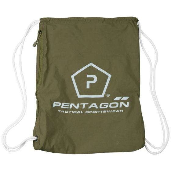 Pentagon sacca sportiva Moho con logo in verde oliva