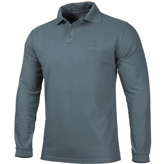 Pentagon Polo 2.0 a maniche lunghe in verde salvia