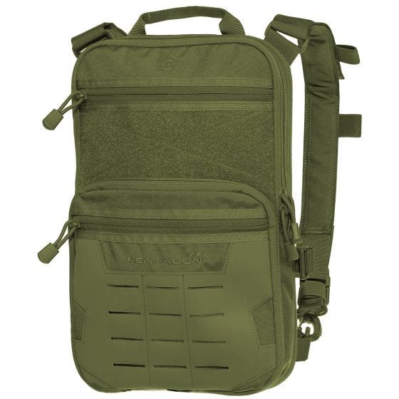 Pentagon Quick Bag in verde oliva