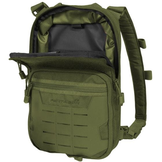 Pentagon Quick Bag in verde oliva