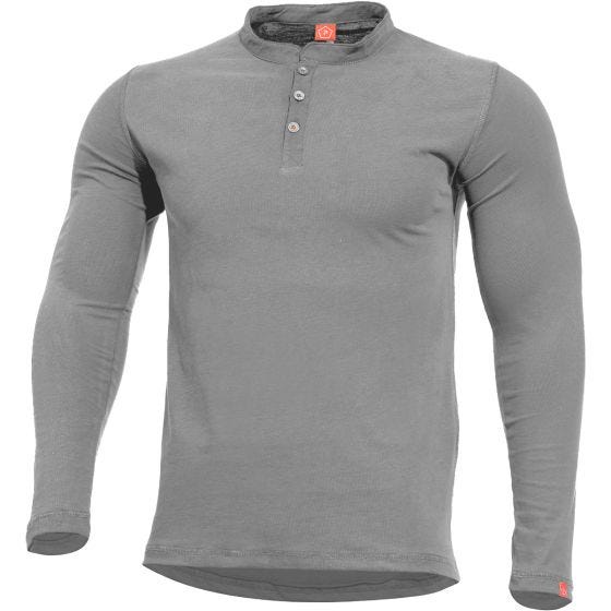 Pentagon maglietta Romeo in stile Henley in Melange