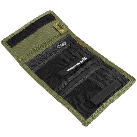Pentagon portafoglio Stater 2.0 in verde oliva