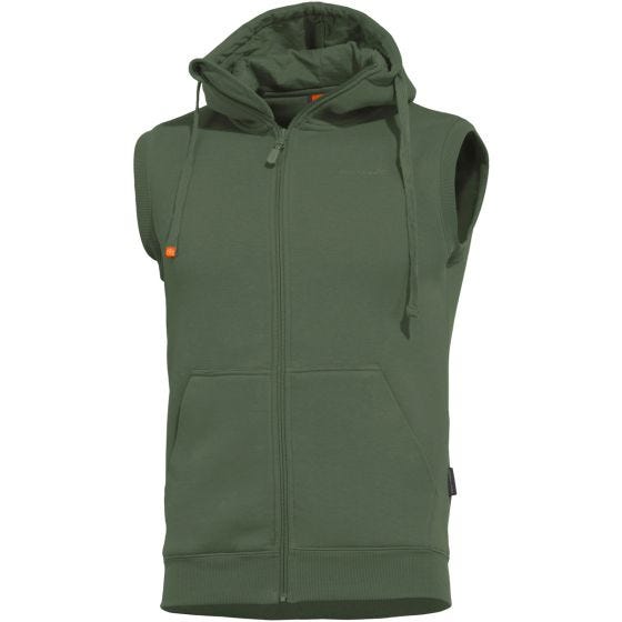 Pentagon smanicato in felpa Thepsis in Camo Green