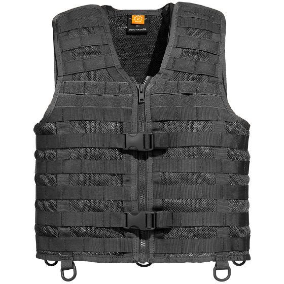 Pentagon smanicato MOLLE Thorax 2.0 in nero