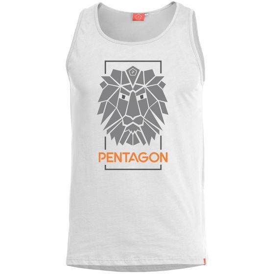Pentagon canotta Astir con leone in bianco