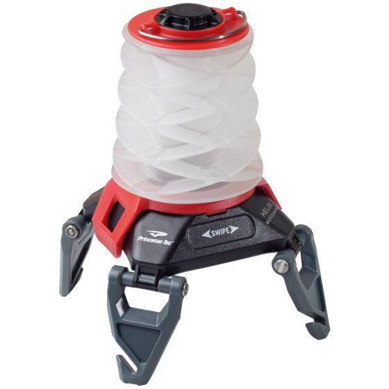 Princeton Tec lanterna ellittica Backcountry in nero/rosso