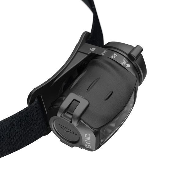 Princeton Tec torcia da testa Sync LED con struttura in nero/grigio scuro