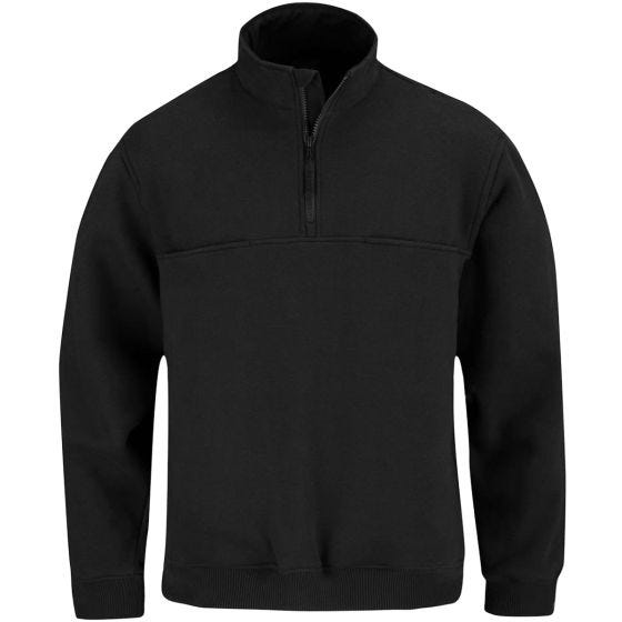Propper maglia da lavoro con zip sul petto in nero