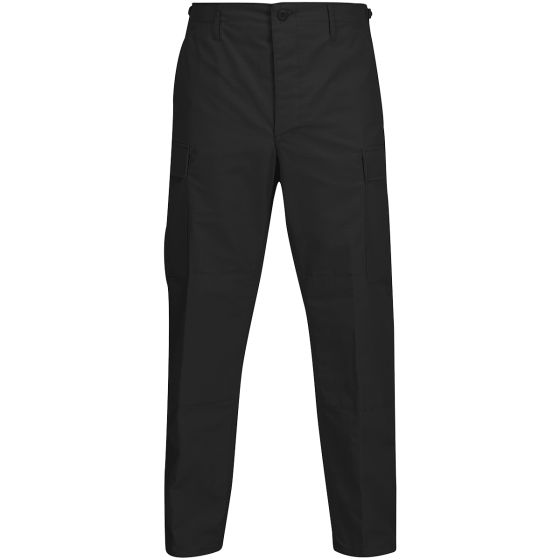 Propper pantaloni BDU con patta a bottoni in policotone Ripstop in nero