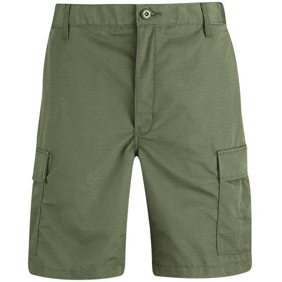 Propper pantaloni corti BDU in policotone Ripstop in verde oliva
