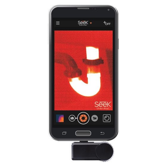 Seek Thermal rilevatore termico compatto Android in nero