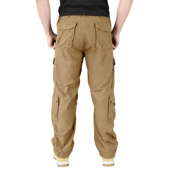 Surplus pantaloni vintage Airborne in Coyote