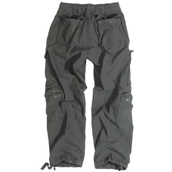 Surplus pantaloni vintage Airborne in nero