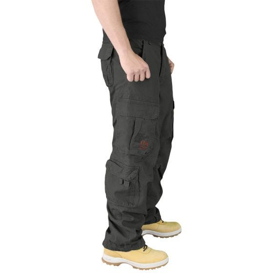 Surplus pantaloni vintage Airborne in nero