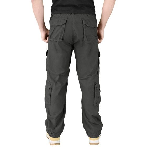 Surplus pantaloni vintage Airborne in nero