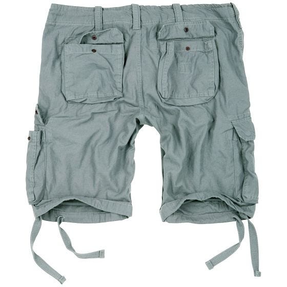 Surplus shorts vintage Airborne in grigio