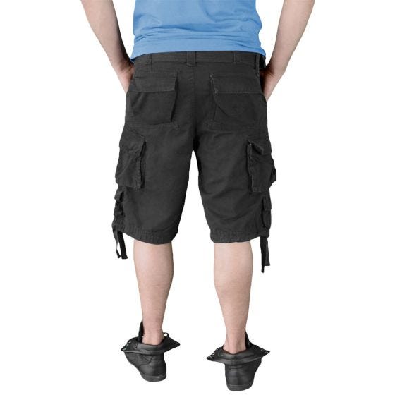 Surplus shorts Division in nero