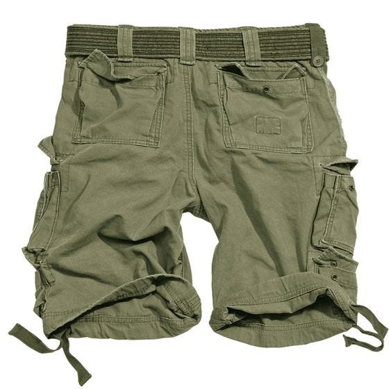Surplus shorts Division in verde oliva