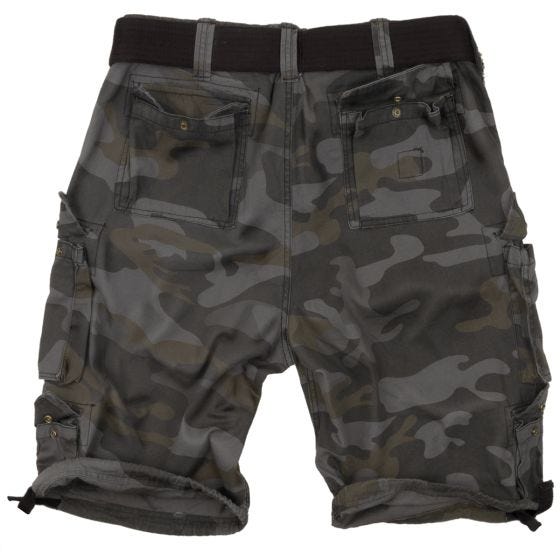 Surplus shorts Division in Black Camo