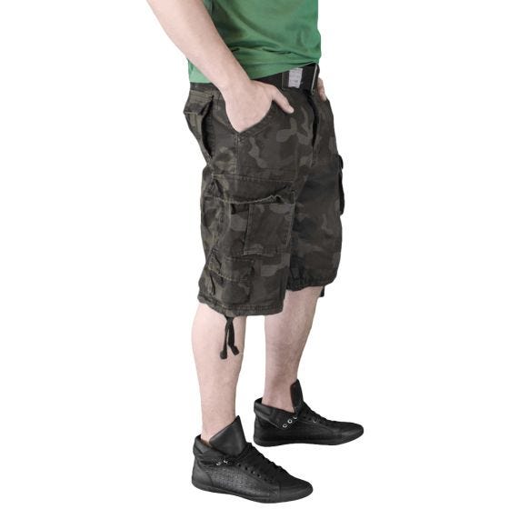 Surplus shorts Division in Black Camo