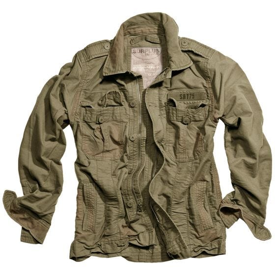 Surplus giacca Heritage Vintage in verde oliva