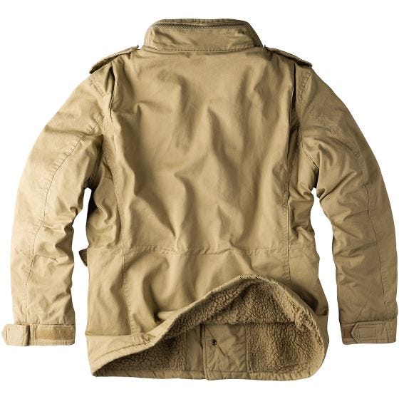 Surplus giacca invernale paracadutisti in beige slavato